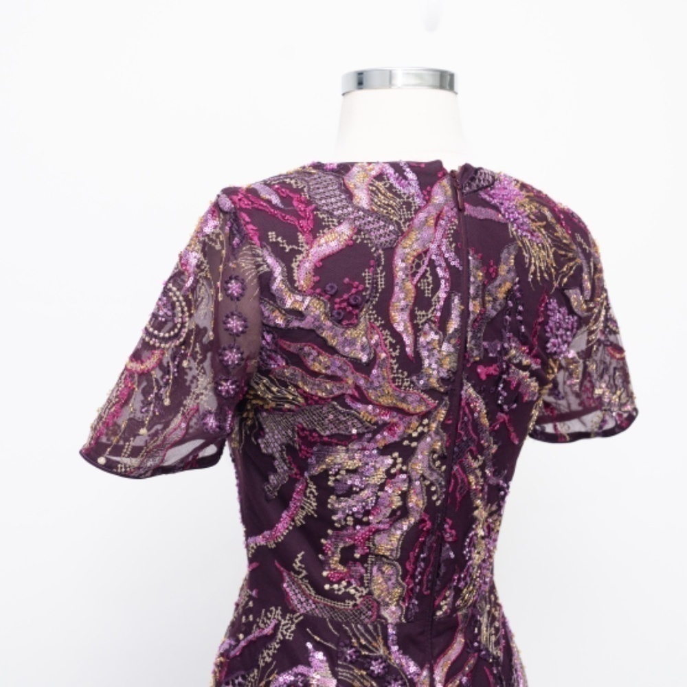 Dress The Population Floral Sequin Embroidery Mini‎ Dress - Picture 13 of 13